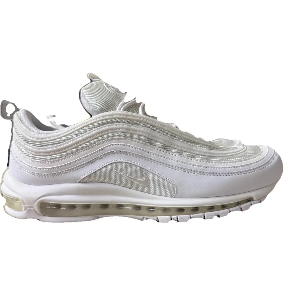 Nike By You Air Max 97  Triple Whiteout | DC8134-991 Men 12 / Women 13.5